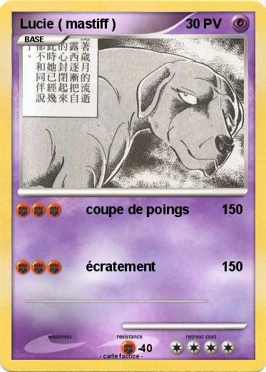 Pokemon Lucie ( mastiff )