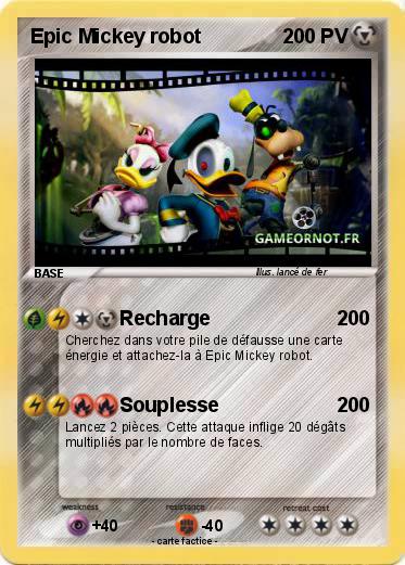 Pokemon Epic Mickey robot
