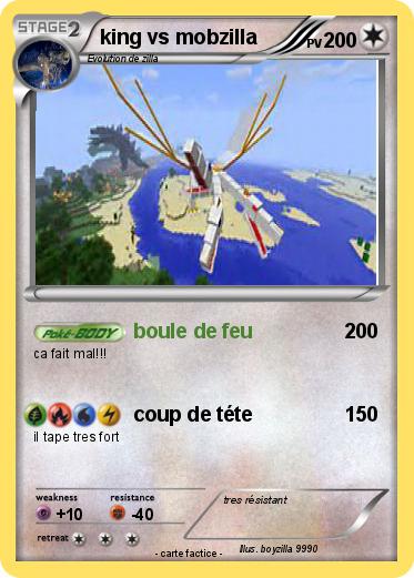 Pokemon king vs mobzilla
