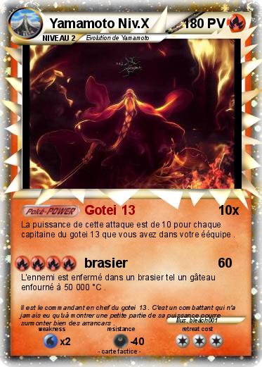Pokemon Yamamoto Niv.X
