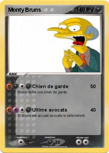 Pokemon Monty Bruns