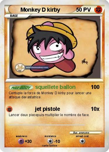 Pokemon Monkey D kirby