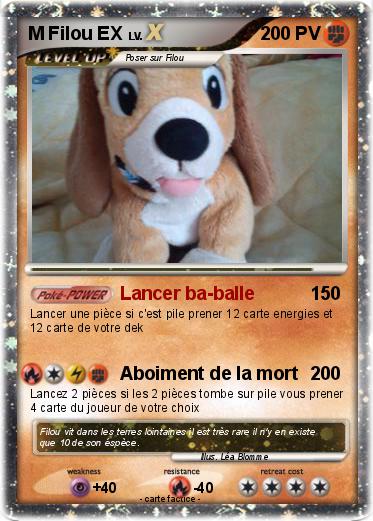 Pokemon M Filou EX