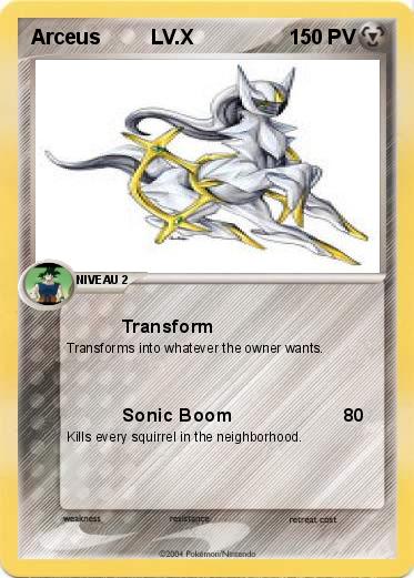 Pokemon Arceus         LV.X