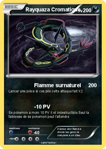 Pokemon Rayquaza Cromatique