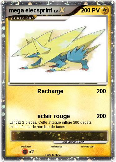 Pokemon mega elecsprint