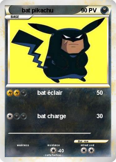 Pokemon bat pikachu