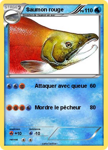 Pokemon Saumon rouge