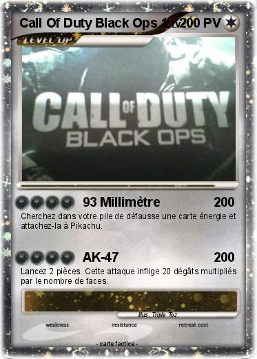 Pokemon Call Of Duty Black Ops 1