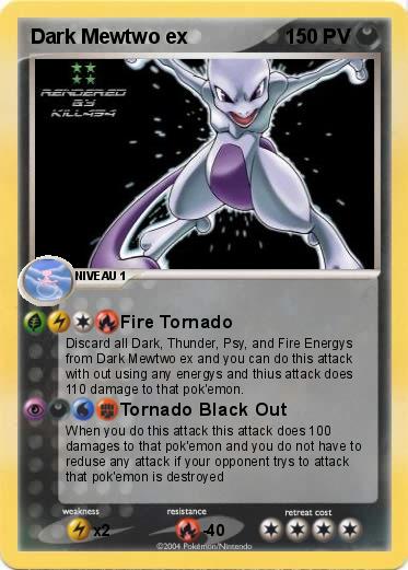 Pokemon Dark Mewtwo ex