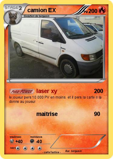 Pokemon camion EX