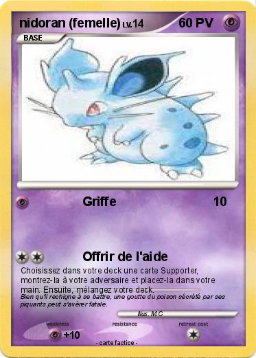 Pokemon nidoran (femelle)