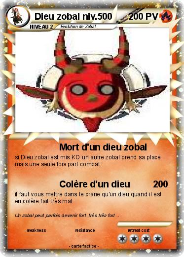 Pokemon Dieu zobal niv.500
