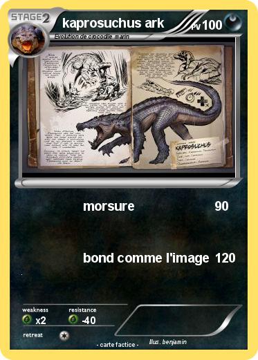 Pokemon kaprosuchus ark