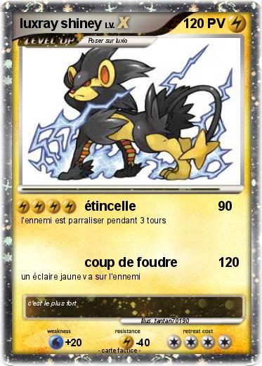 Pokemon luxray shiney