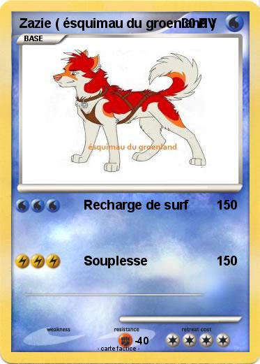 Pokemon Zazie ( ésquimau du groenland )
