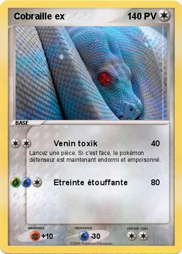 Pokemon Cobraille ex
