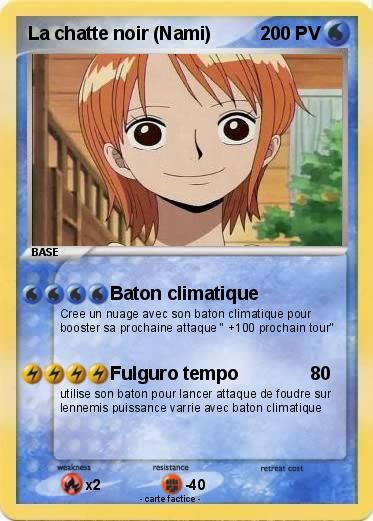 Pokemon La chatte noir (Nami)