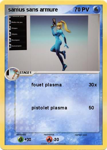 Pokemon samus sans armure