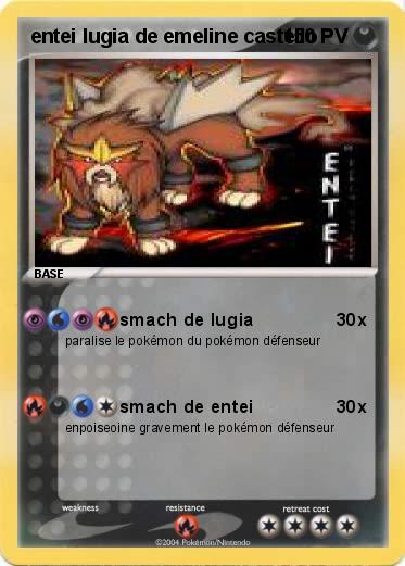 Pokemon entei lugia de emeline castello
