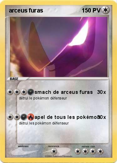 Pokemon arceus furas
