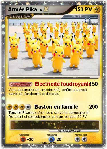 Pokemon Armée Pika