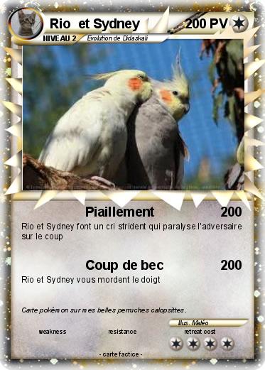 Pokemon Rio  et Sydney
