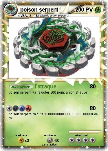 Pokemon poison serpent