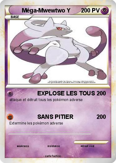 Pokemon Méga-Mwewtwo Y