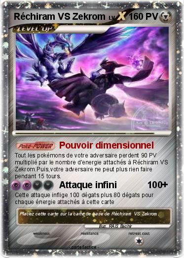 Pokemon Réchiram VS Zekrom