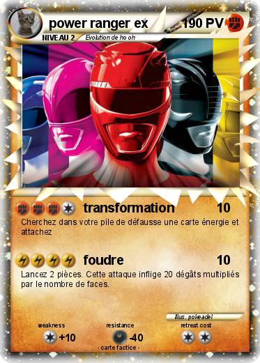 Pokemon power ranger ex