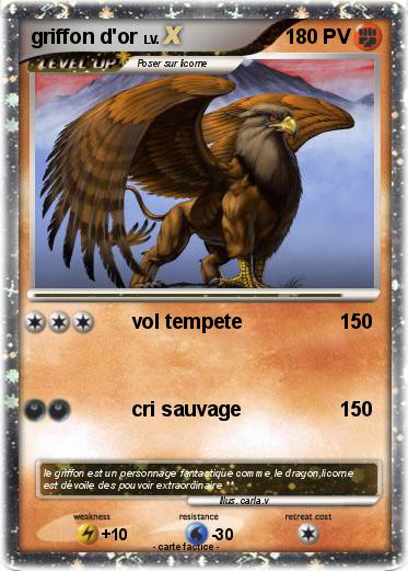 Pokemon griffon d'or