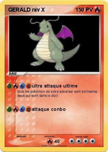 Pokemon GERALD niv X