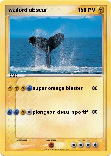 Pokemon wailord obscur