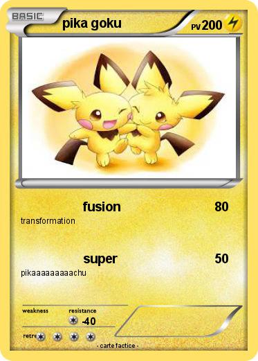Pokemon pika goku