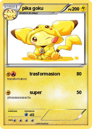 Pokemon pika goku