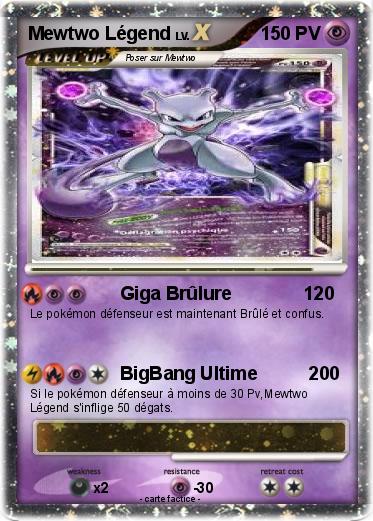 Pokemon Mewtwo Légend