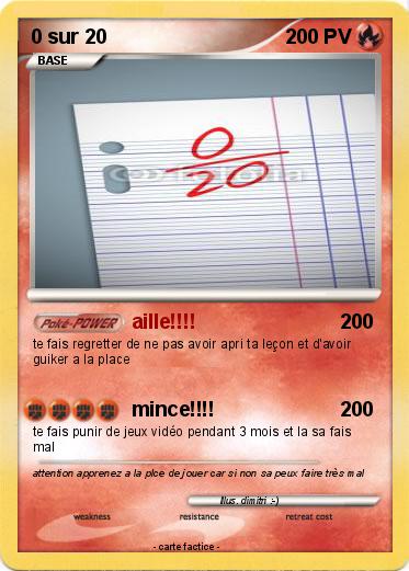 Pokemon 0 sur 20