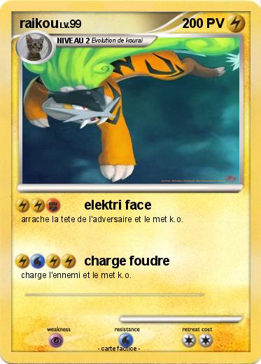 Pokemon raikou