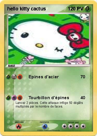 Pokemon hello kitty cactus