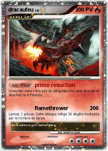 Pokemon dracaufeu