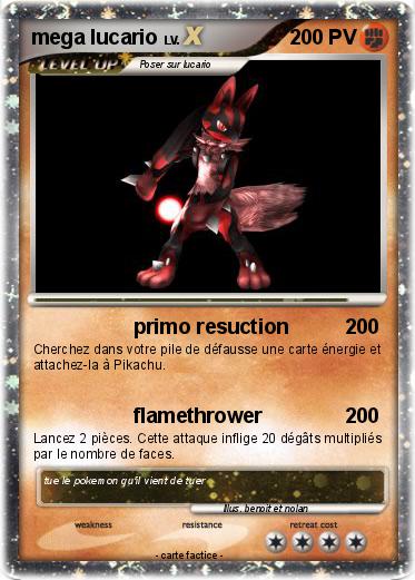 Pokemon mega lucario