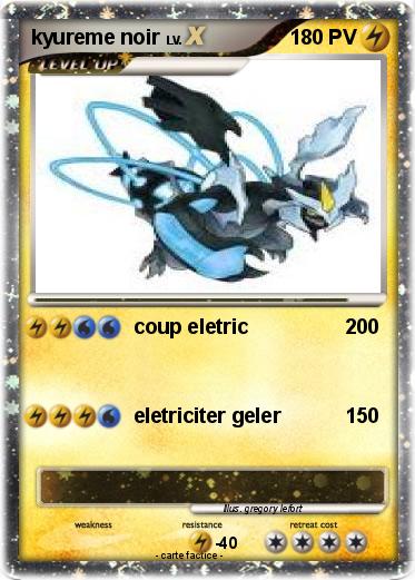 Pokemon kyureme noir