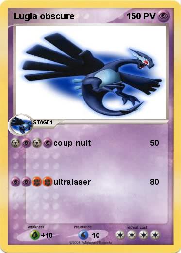 Pokemon Lugia obscure