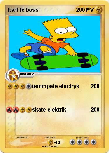 Pokemon bart le boss