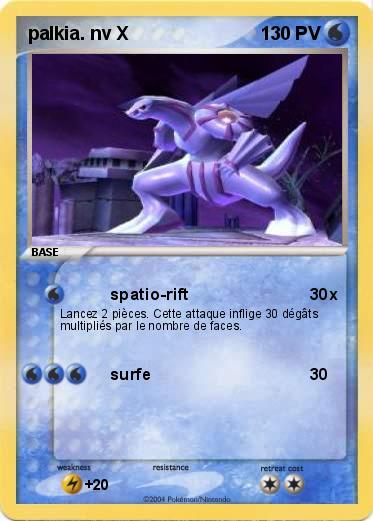 Pokemon palkia. nv X