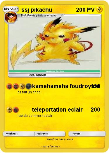 Pokemon ssj pikachu