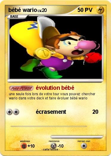 Pokemon bébé wario