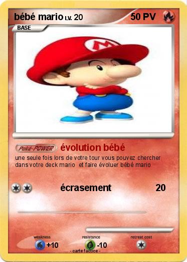 Pokemon bébé mario