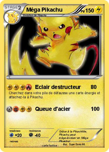 Pokemon Méga Pikachu